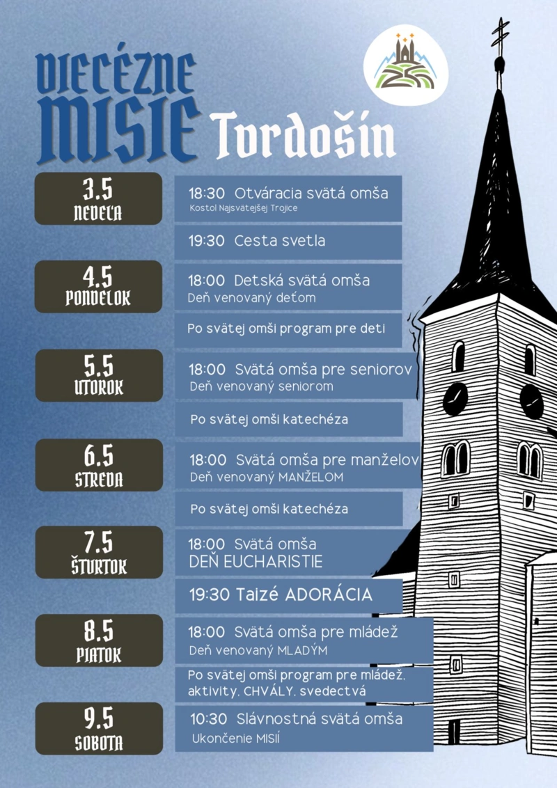 Plagát misie_tvrdošín